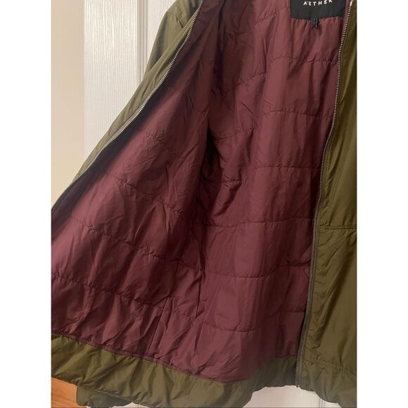 AETHER Lightweight Hooded Jacket – Olive/Maroon - Picture 5 of 16